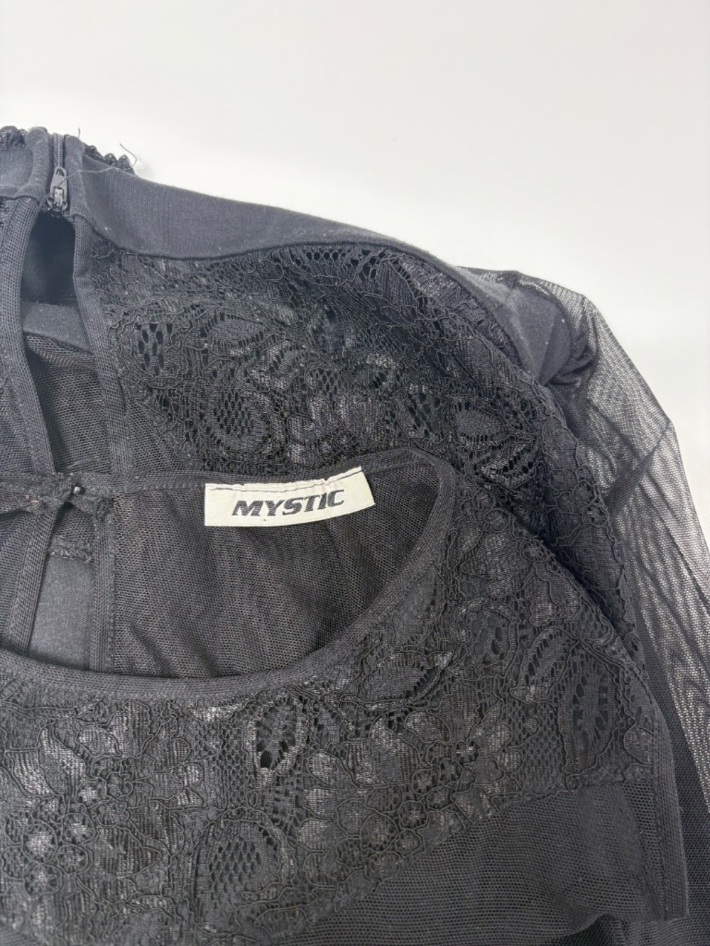 Mystic Black Cocktail Black Dress - Size L. - Picture 6 of 11